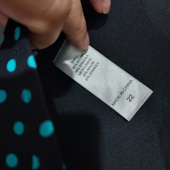 NWOT FullFitAll Swimsuits Bow Handkerchief Halter Tanikini and Bottom Set in 22 - Picture 7 of 15